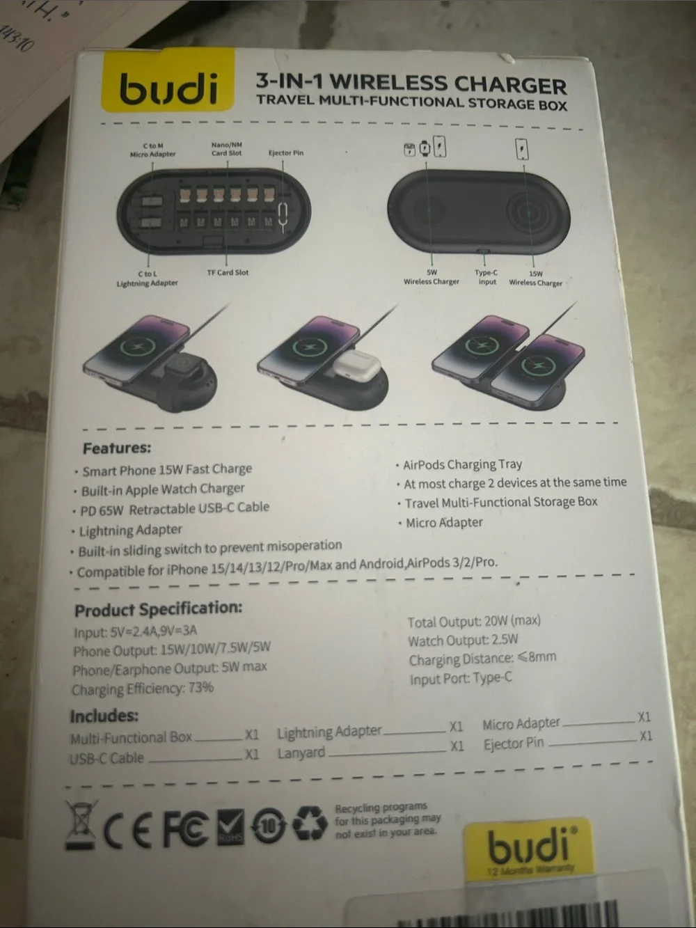 Budi black wireless